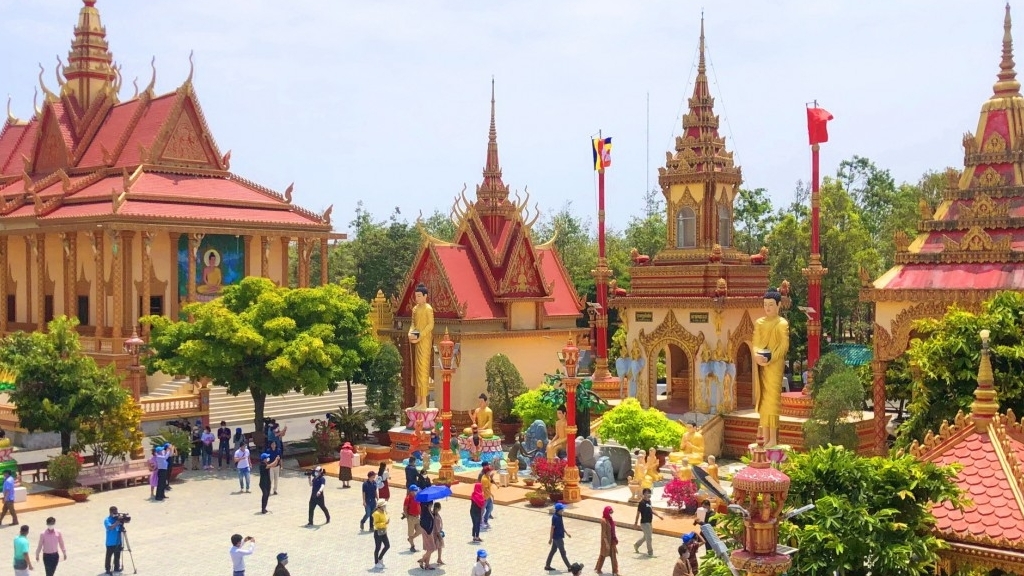 Пагода Сиемкан в провинции Баклиеу признана типичным туристическим направлением в дельте реки Меконг