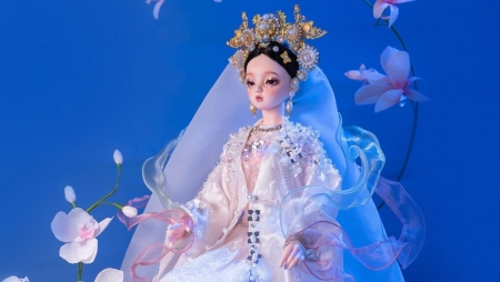 Красота культа поклонения богиням-матерям  Вьетнама на куклах