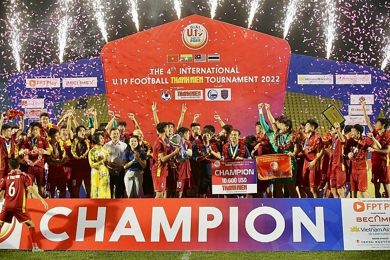 Сборная U19 Вьетнама стала чемпионом Молодежного международного чемпионата U19 2022 г.