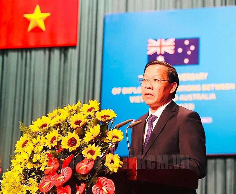 Церемония празднования 50-летия установления дипотношений между Вьетнамом и Австралией