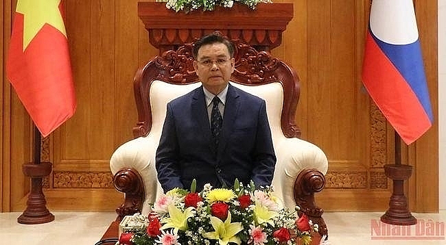 Председатель НА Лаоса рассказал о выдающихся результатах отношений сотрудничества между Лаосом и Вьетнамом