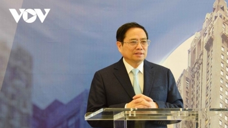 Премьер-министр Фам Минь Тинь принял участие в церемонии открытия офиса FPT в Нью-Йорке, США