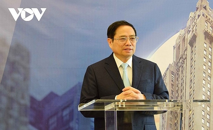 Премьер-министр Фам Минь Тинь принял участие в церемонии открытия офиса FPT в Нью-Йорке, США