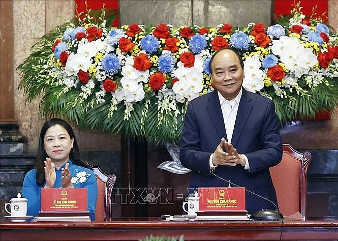 Нгуен Суан Фук принял делегацию этнических меньшинств из провинции Туенкуанг
