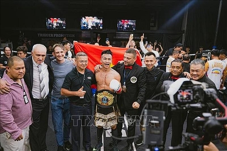 Чан Ван Тхао завоевал пояс чемпиона мира по боксу для Вьетнама