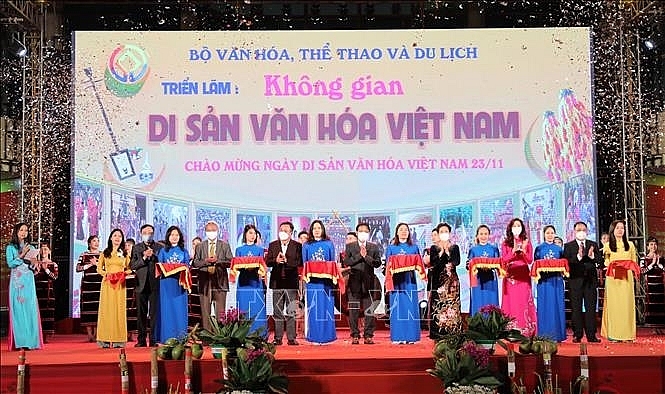 Прошла выставка “Пространство культурного наследия Вьетнама”