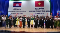 Прошла 1-я встреча молодых пограничников Вьетнама и Камбоджи