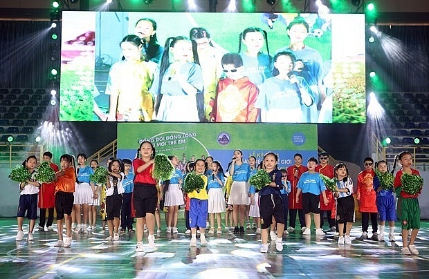 ЮНИСЕФ продвигает силу спорта для развития вьетнамских детей