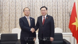 Председатель НС Вьетнама Выонг Динь Хюэ принял председателя общества корейцев вьетнамского происхождения