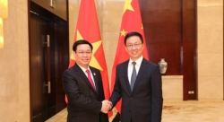 Вице-премьер СРВ Выонг Динь Хюэ провел переговоры с Вице-премьером Хань Чжэн