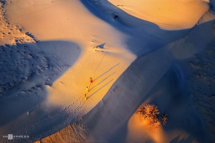 Красота песчаных дюн в южной провинции Ниньтхуан