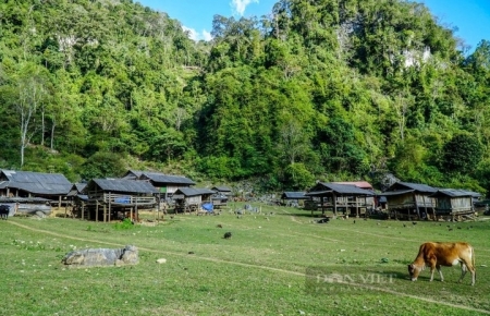 Нетронутая деревня Хангтау в уезде Мокчоу провинции Сонла