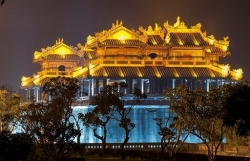 Красота ночного города Хюэ