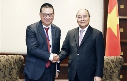 Президент Нгуен Суан Фук принял ряд ведущих тайских корпораций