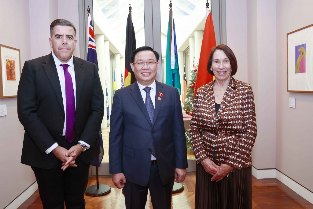 Председатель НС Выонг Динь Хюэ провел переговоры с председателем Сената и спикером Палаты представителей Австралии