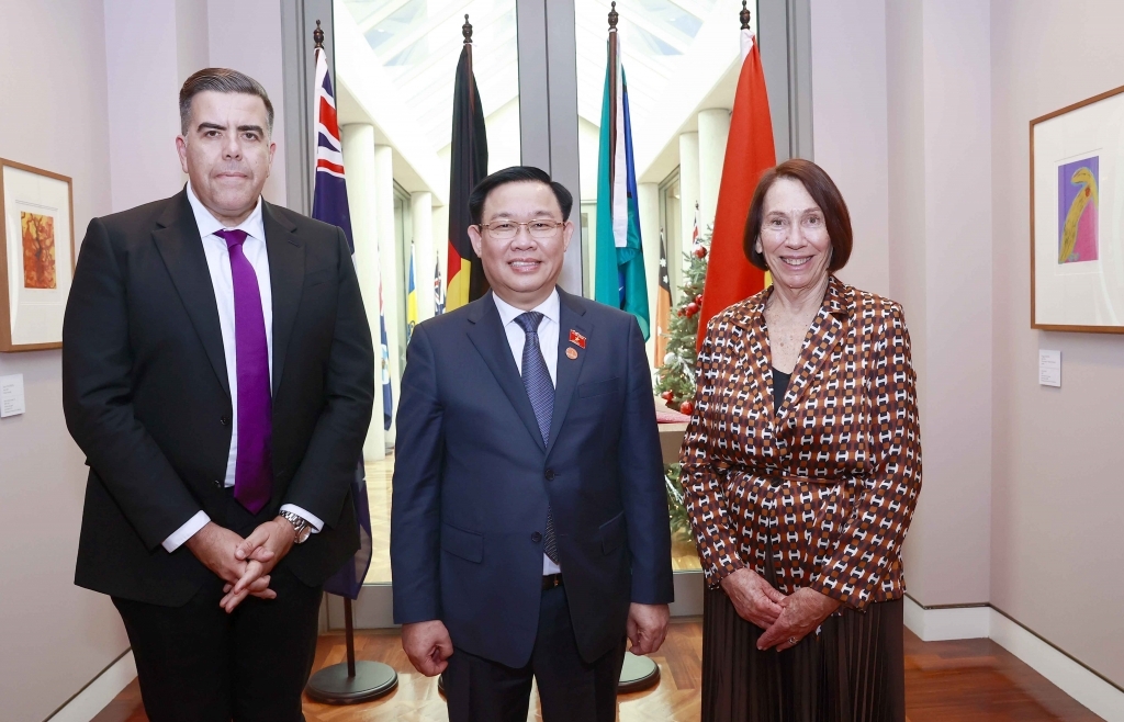 Председатель НС Выонг Динь Хюэ провел переговоры с председателем Сената и спикером Палаты представителей Австралии